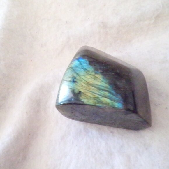 XL Flashy Labradorite Freeform Slab Tower Crystal Speciman - Picture 4 of 11